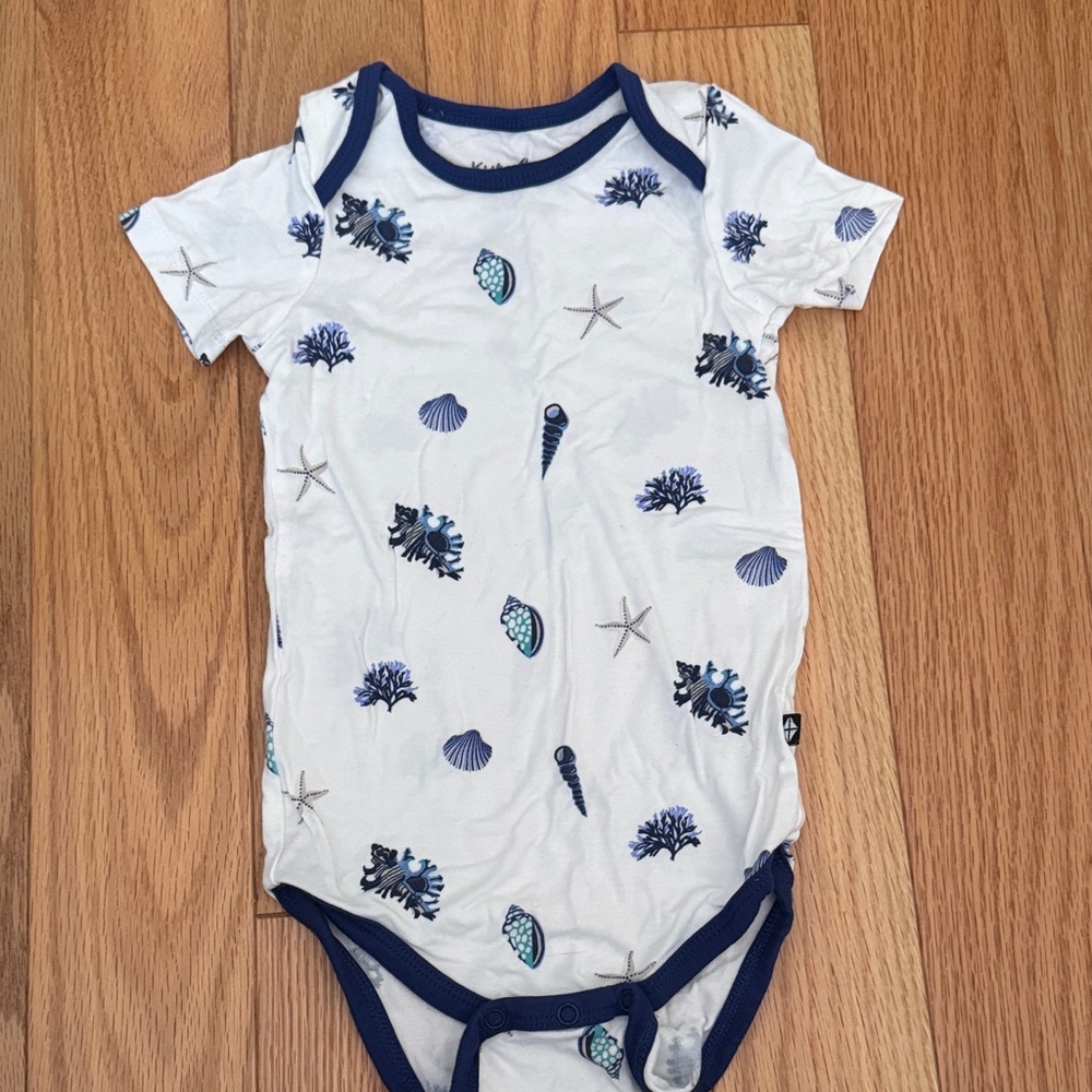 Kyte Baby Bodysuit Sea Print